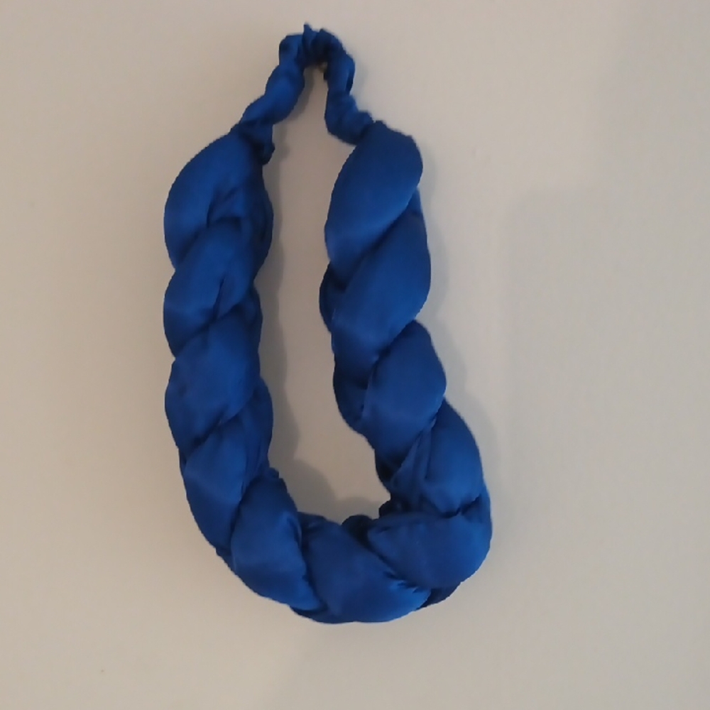 Chic Royal Blue Braided Headband
